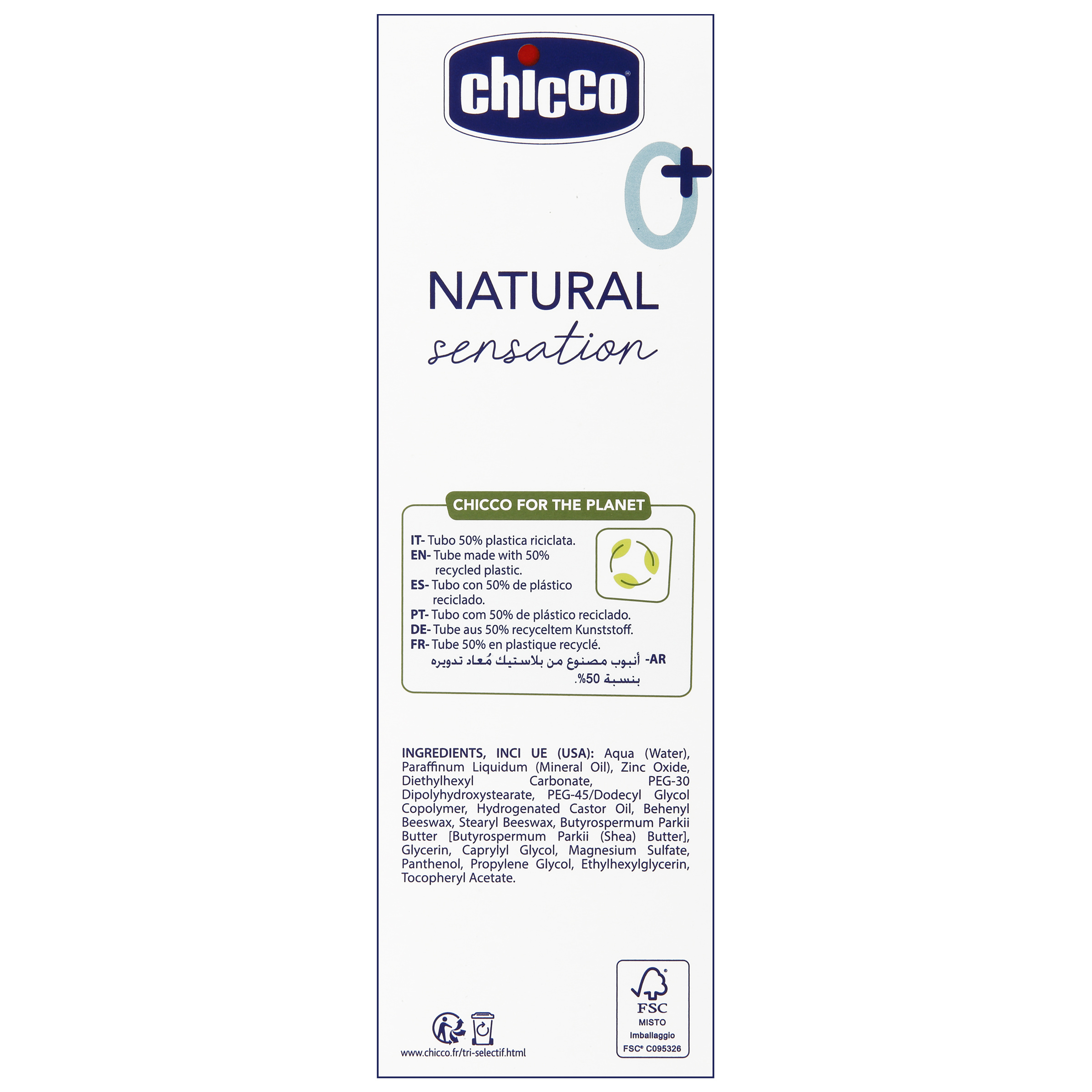 Crema Balsámica Chicco 100ml natural Sensation 4 en 1