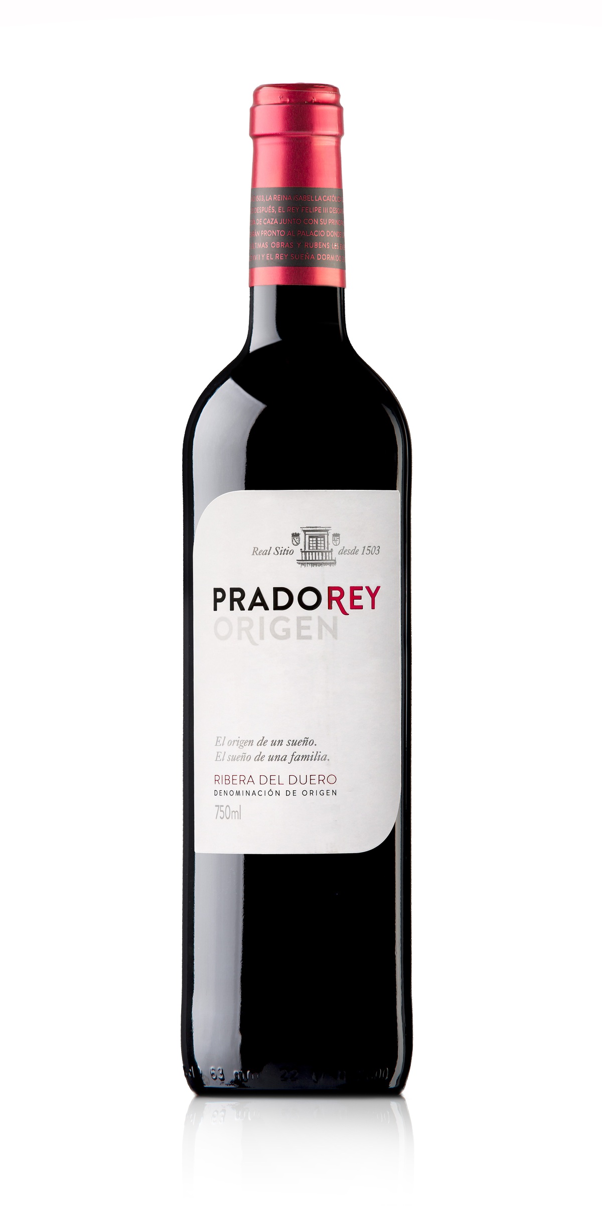 Vino tinto DO Ribera del Duero Prado Rey roble