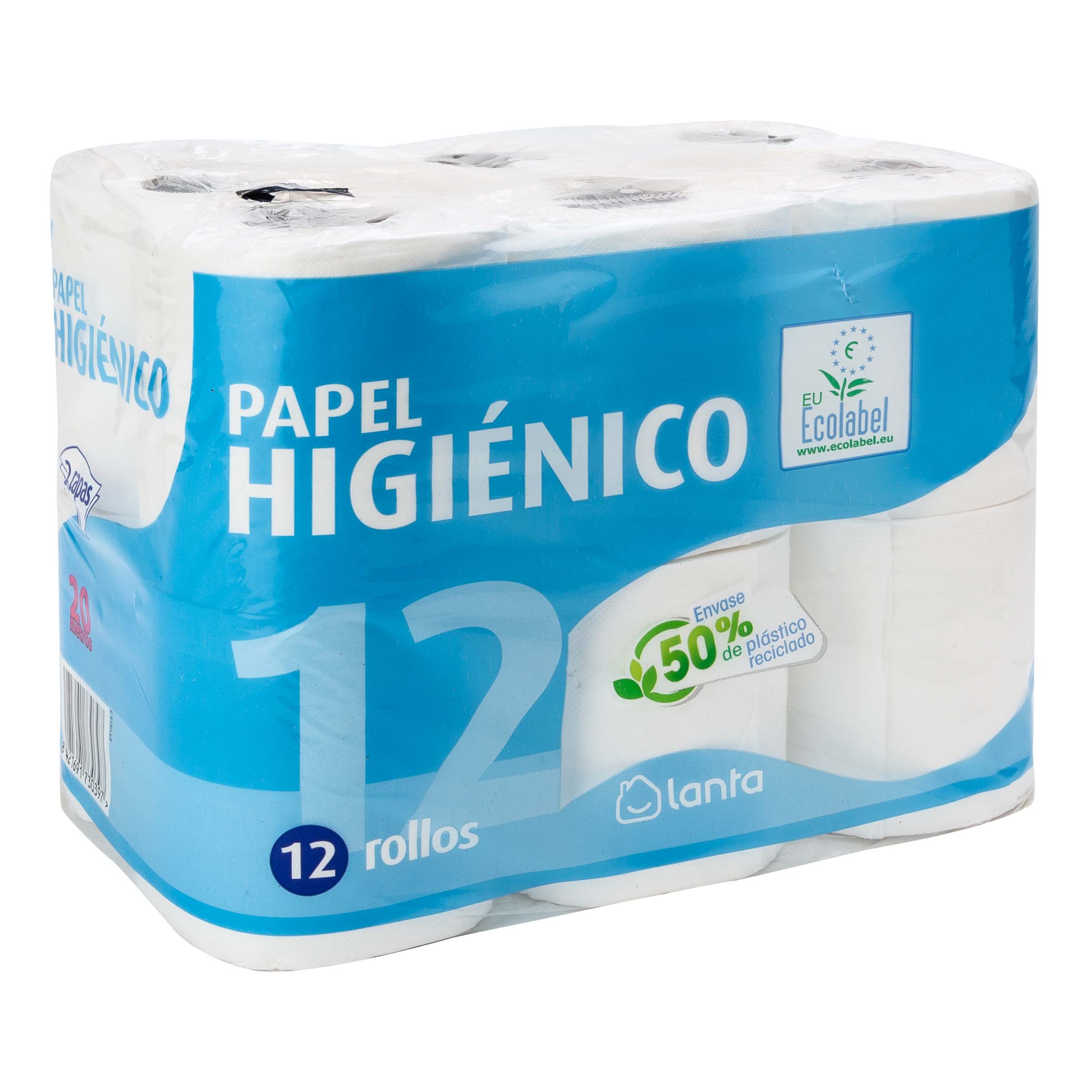 Papel higiénico Lanta 12 rollos
