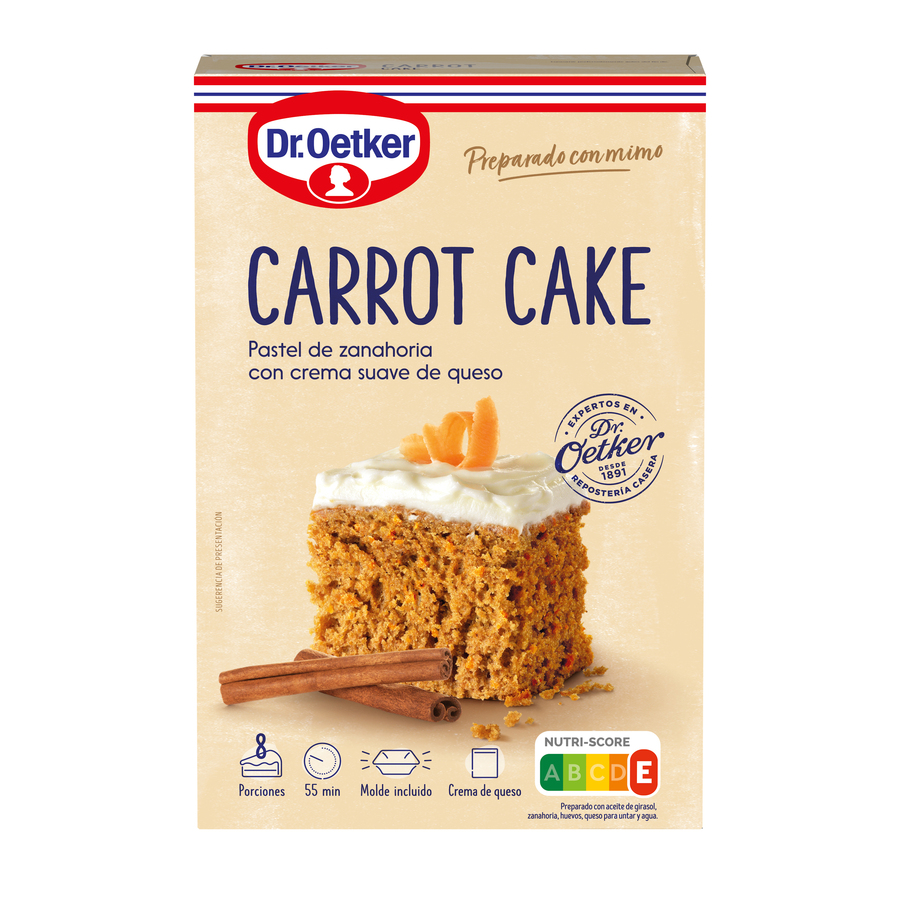 Preparado tarta de zanahoria Dr Oetker 315g