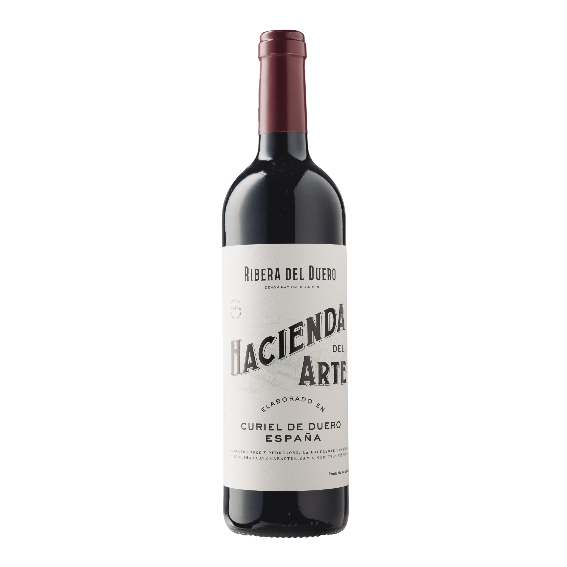 Vino tinto DO Ribera del Duero Hacienda Arte roble