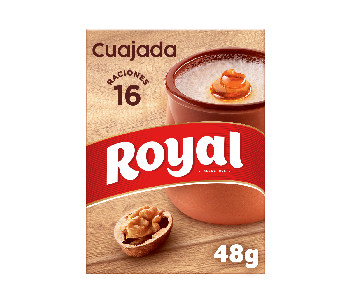 Cuajada royal 4 sobres