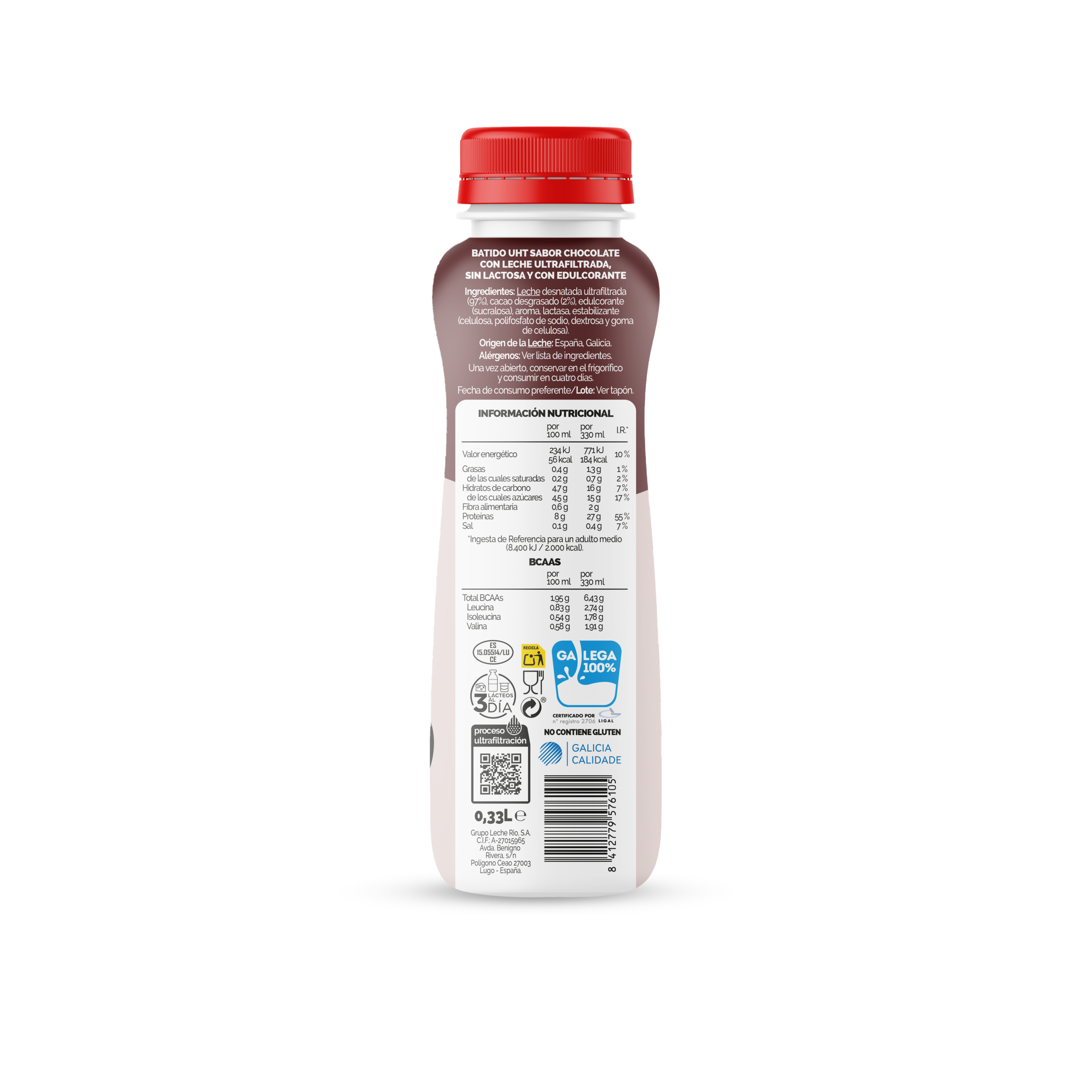 Batido pro Optimilk 330 ml sabor chocolate