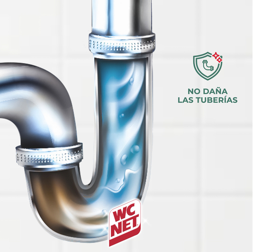 Desatascador líquido WC Net 500+500ml turbo