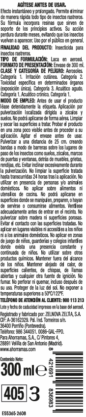 Insecticida laca Lanta 300ml
