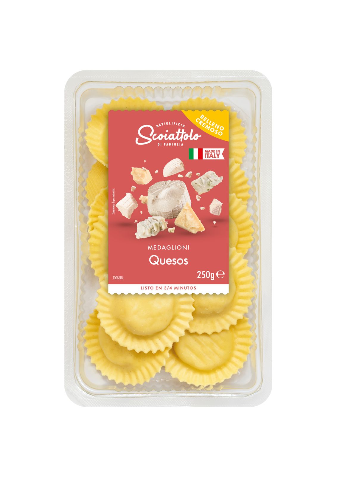 Ravioli con quesos Scoiattolo 250g
