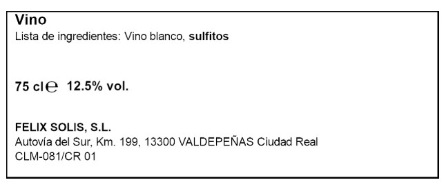 Vino blanco mucho más 75cl
