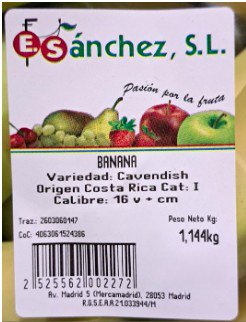 Banana bandeja