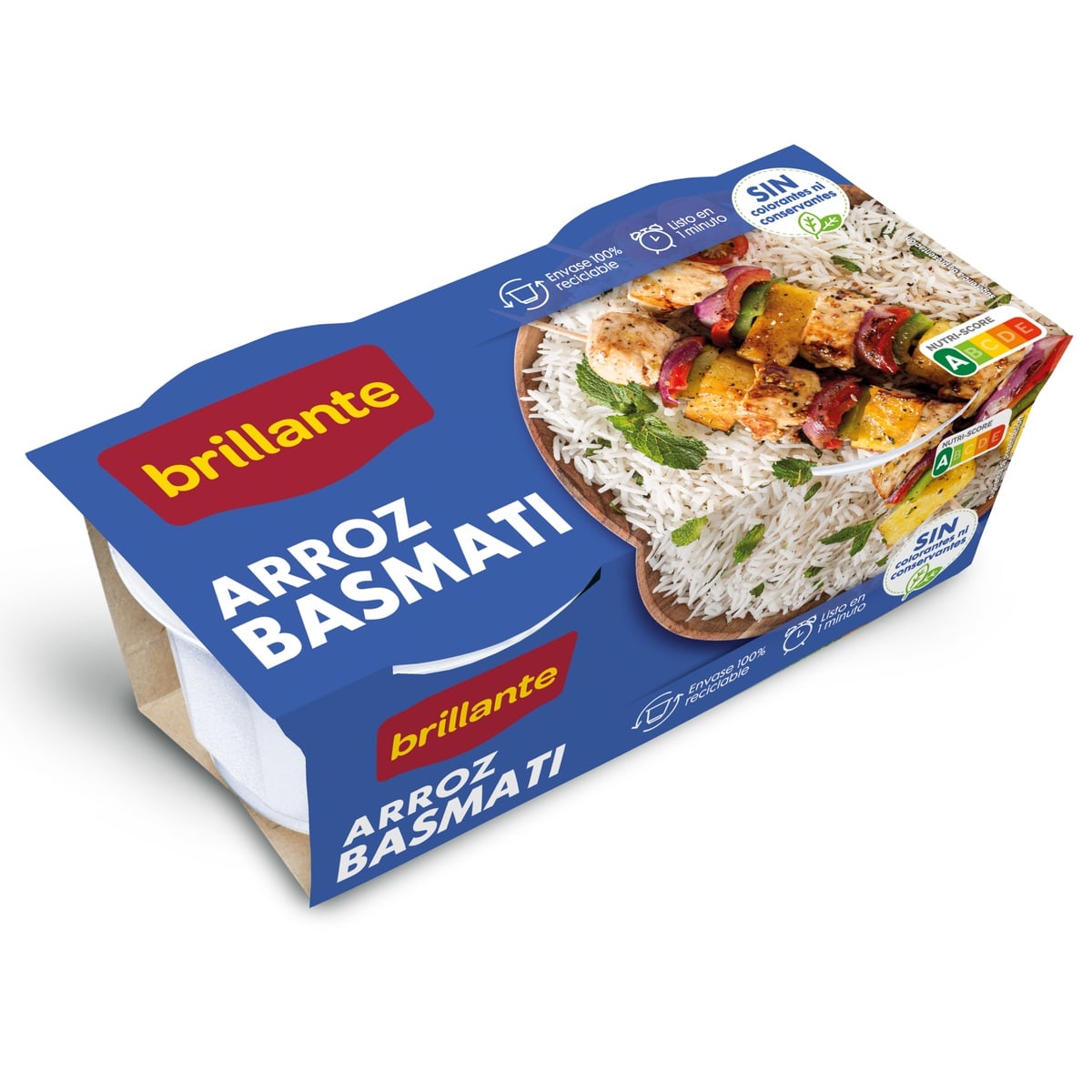 Arroz basmati Brillante pack 2