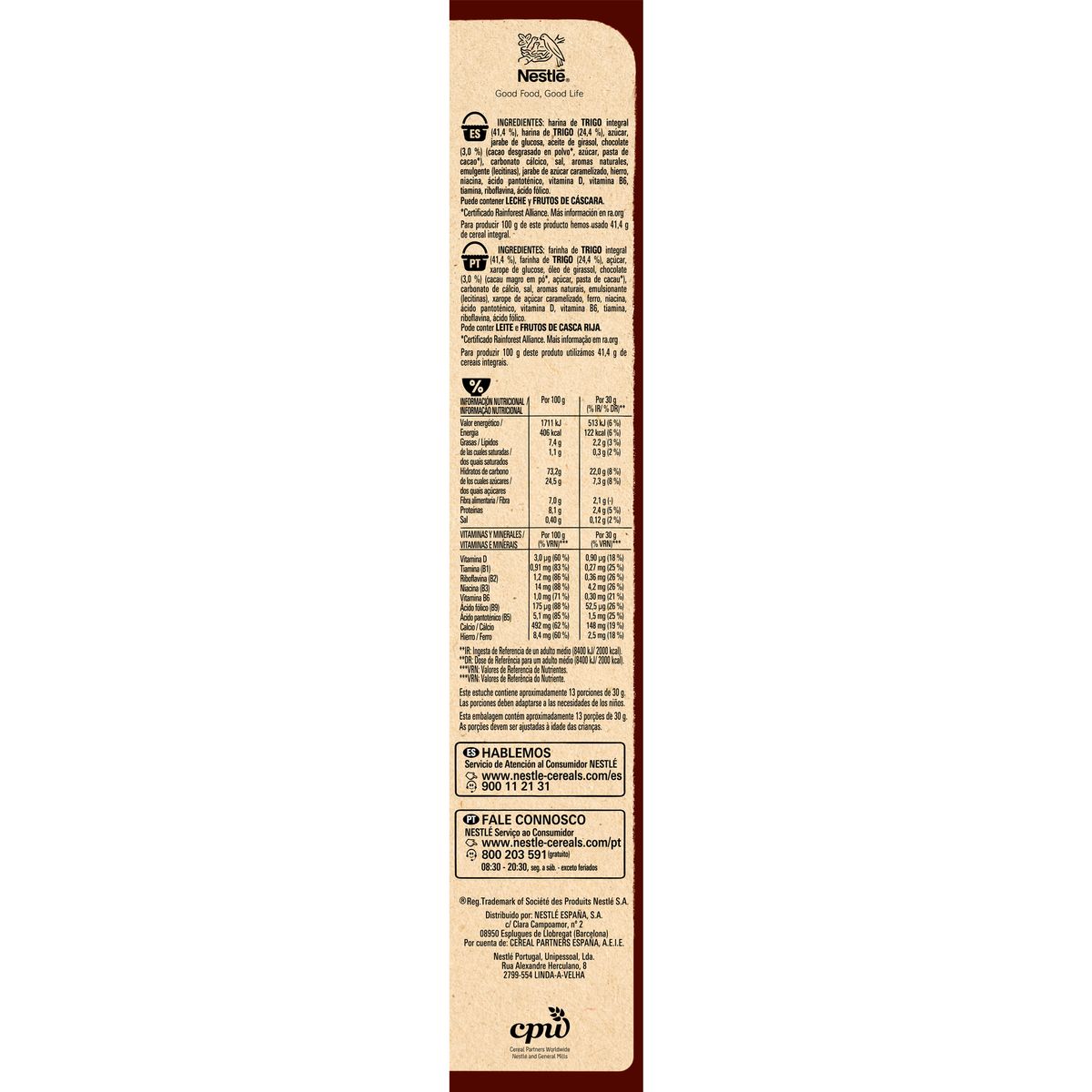 Cereales chocolate y caramelo Lion nestlé 400g