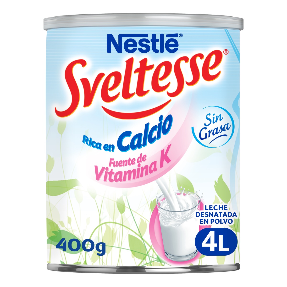 Leche en polvo calcio Sveltesse 400g desnatada