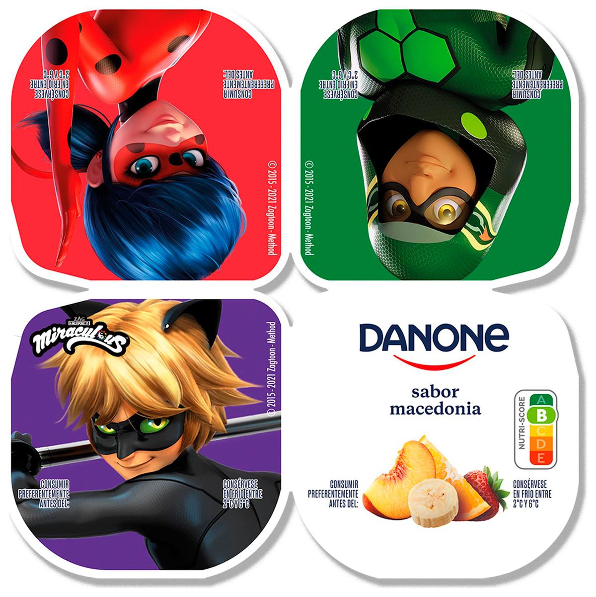 Yogur Danone pack 4 macedonia