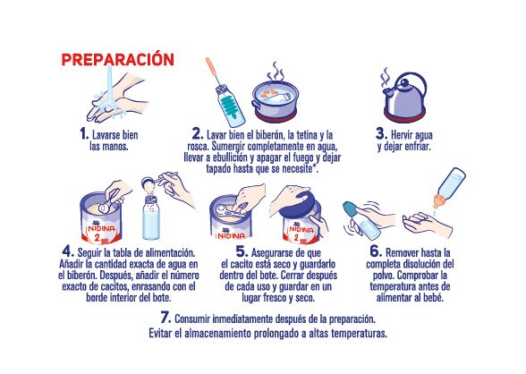 Leche en polvo de crecimiento Nidina 3 Nestlé desde 12meses 800g