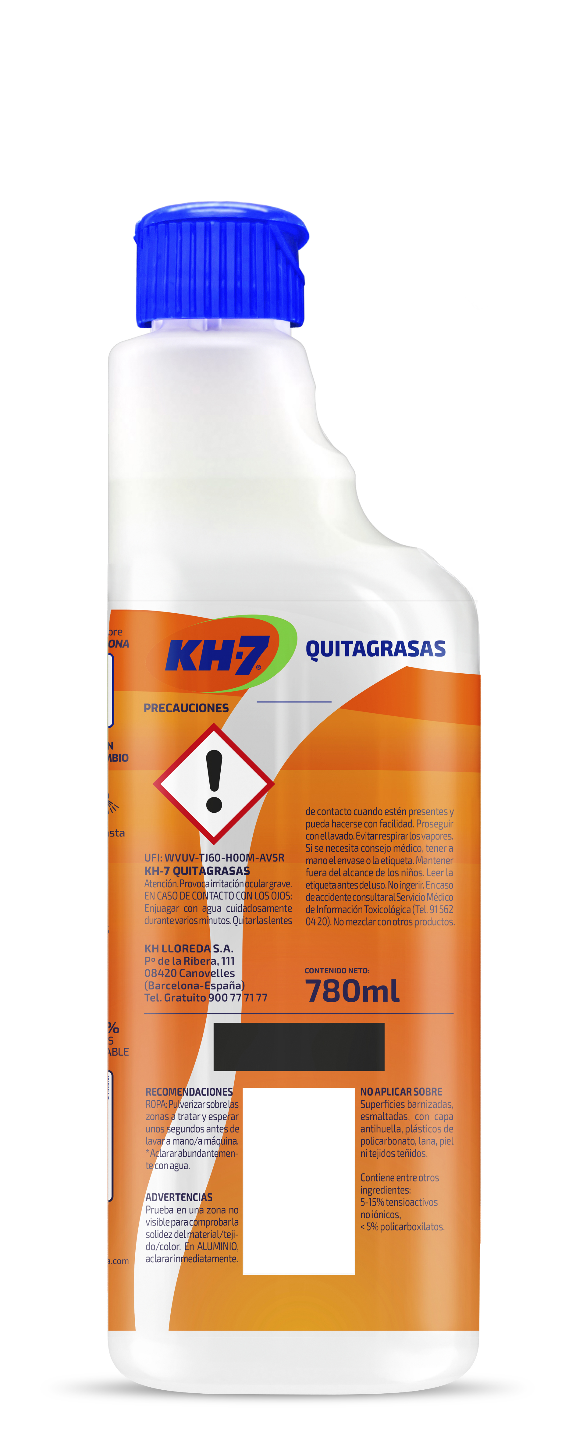 Desengrasante 780ml recambio