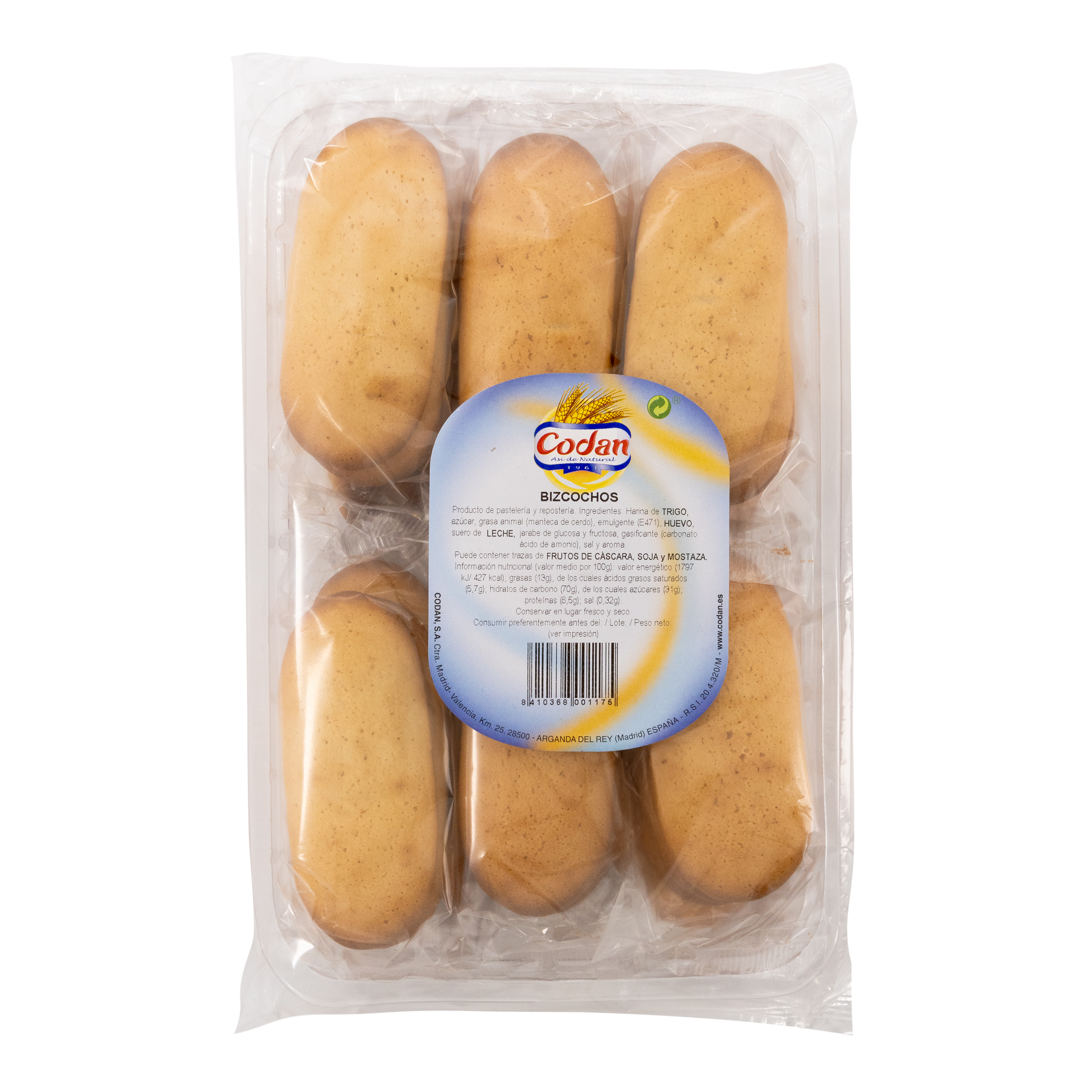 Bizcocho de anís Codan 468g | Ahorramas