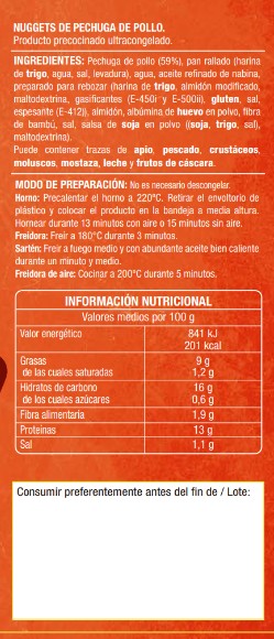 Nuggets de pollo Alipende 400g