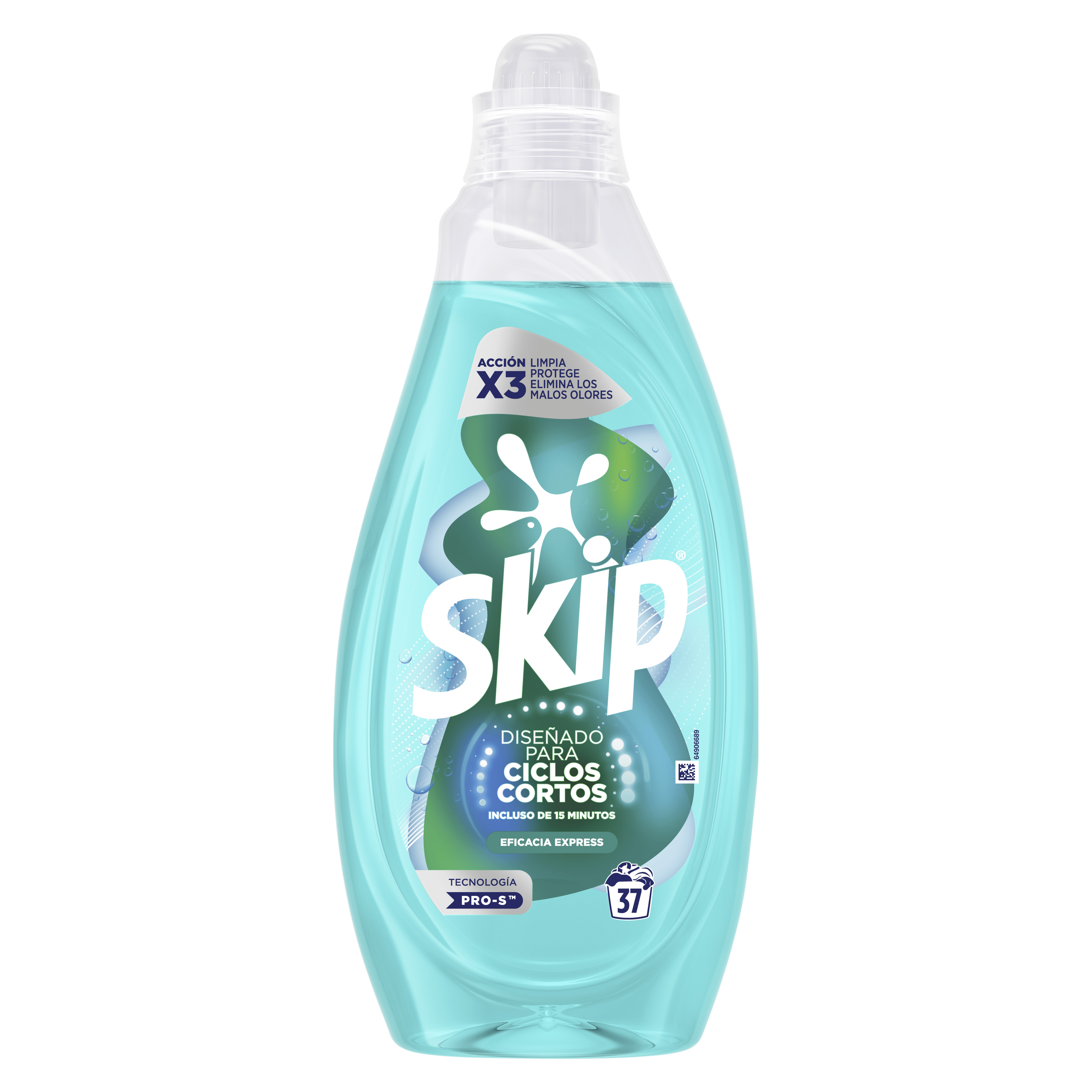 Detergente Skip Ciclo corto 37 lavados Eficacia Express