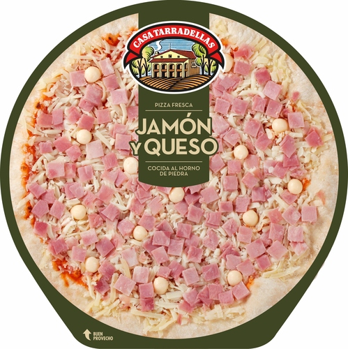 Pizza Casa Tarradellas 405g jamon y queso
