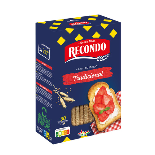 Pan tostado Recondo 30 uds