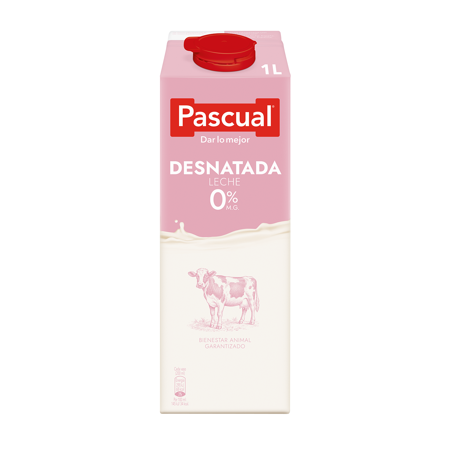 Leche Pascual 1l desnatada