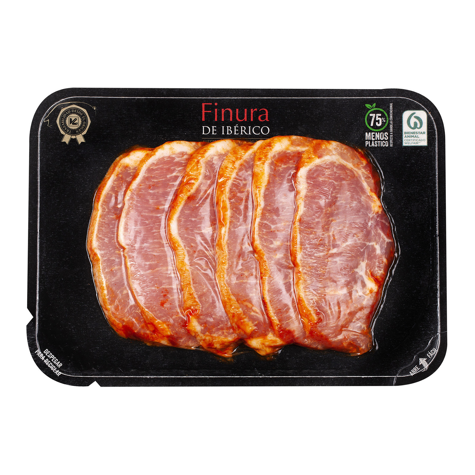 Lomo ibérico adobado fileteado Finura de Ibérico 350g aproximadamente