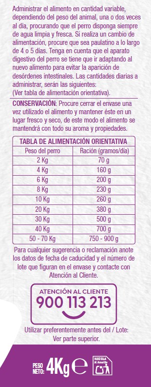 Alimento completo para perro Meque mantenimiento 4kg