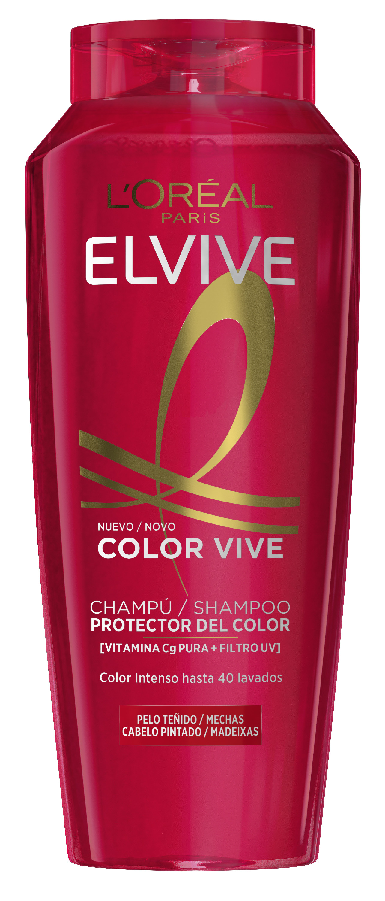 Champú protector Elvive 380ml Color Vive para cabello teñido o mechas
