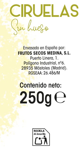 Ciruela sin hueso Alipende 250g