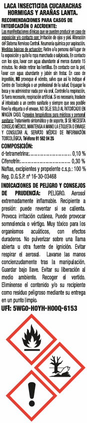 Insecticida laca Lanta 300ml