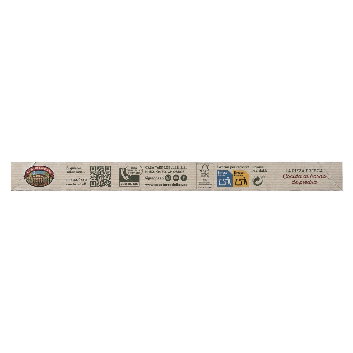 Pizza bianca Casa Tarradellas 400g 4 quesos