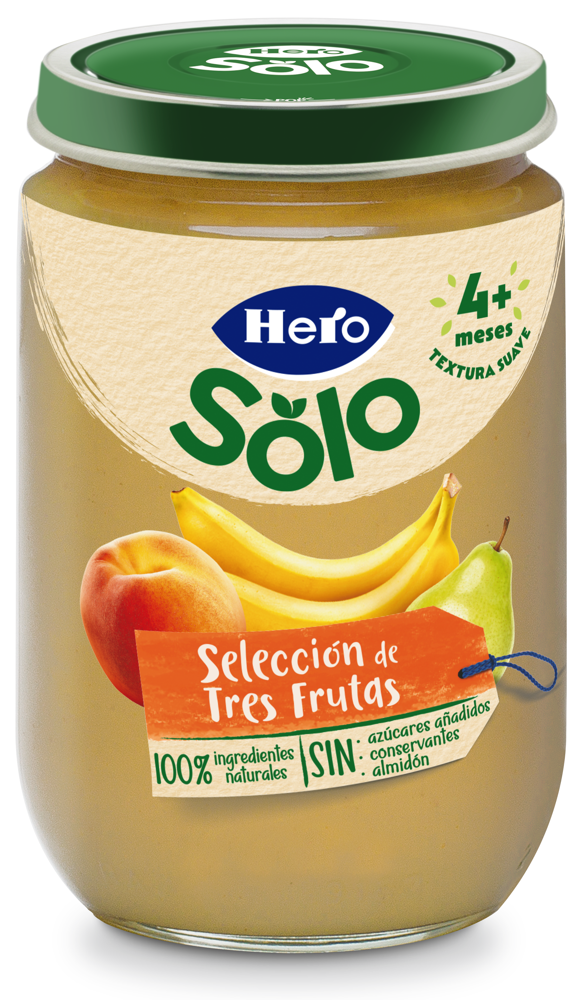 Tarro Hero Solo frutas 190g