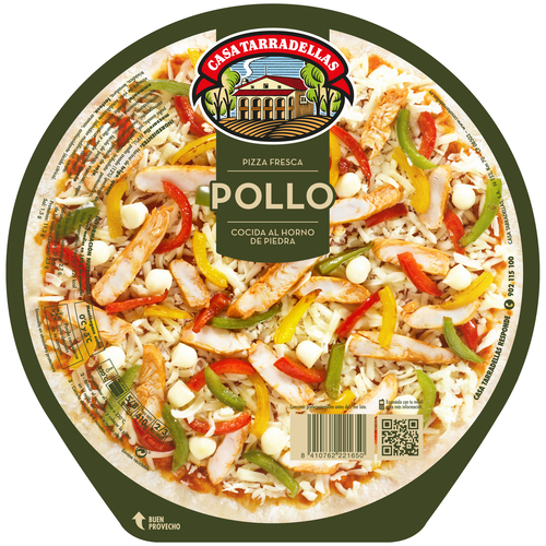 Pizza Casa Tarradellas 410g pollo
