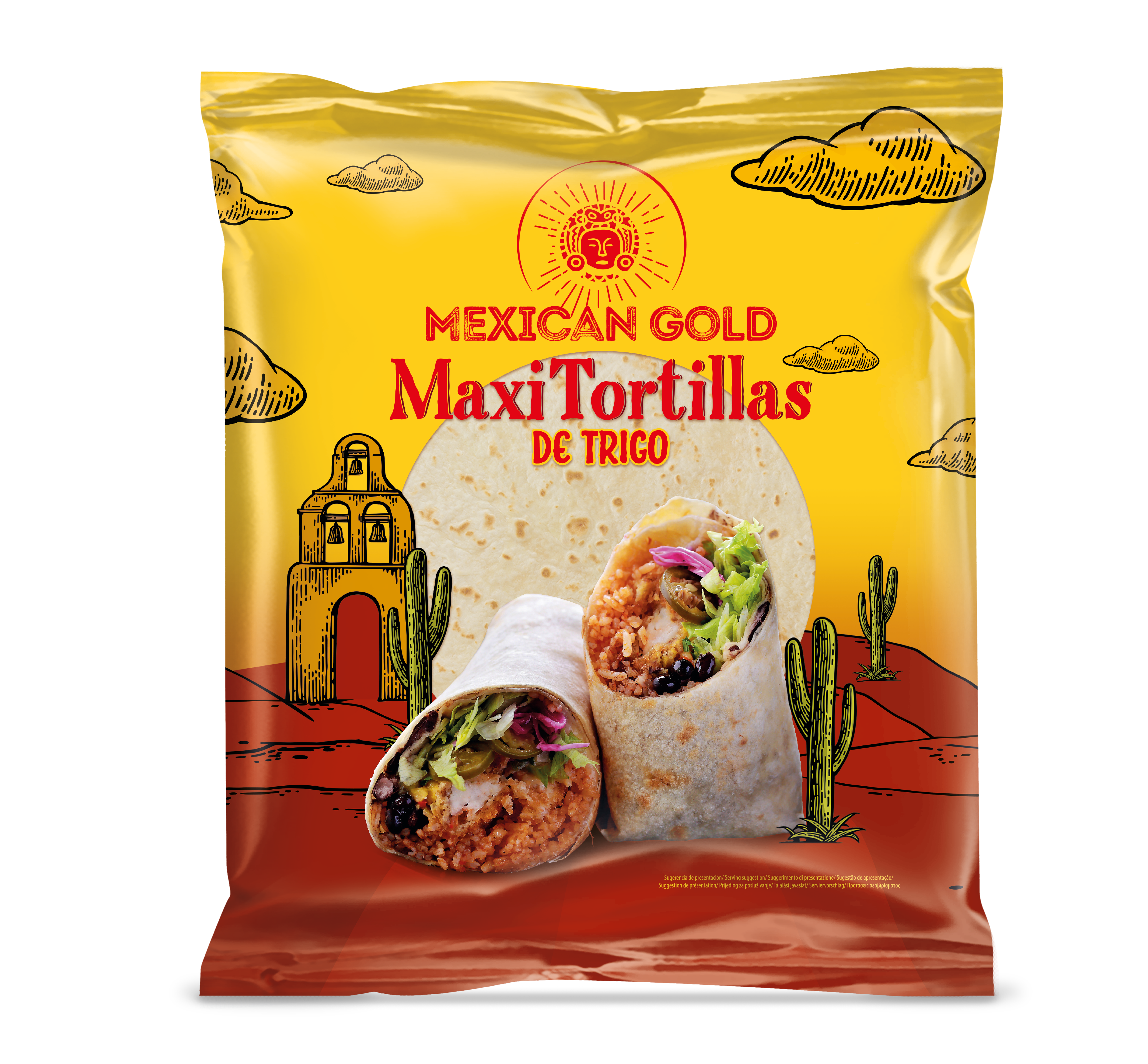 Tortilla de trigo Maxi Mexican Golf 370g