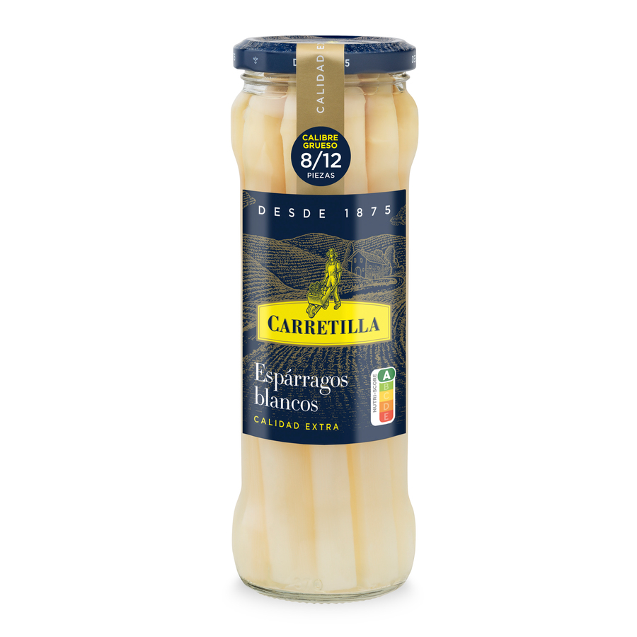 Espárragos blancos Carretilla 205g 8/12unid