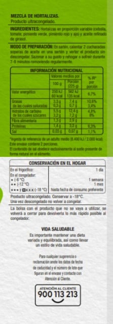 Mezcla para sofrito Alipende 450g