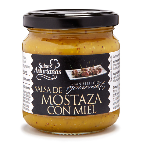 Salsa asturianas 210g mostaza con miel