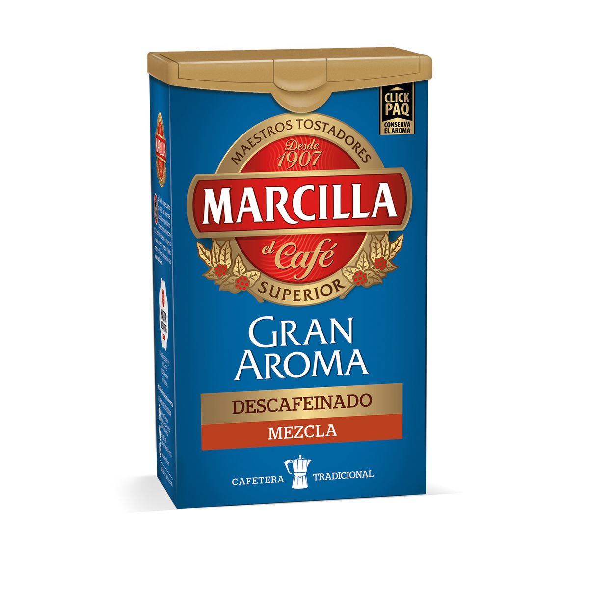 Café molido descafeinado Marcilla 200g mezcla