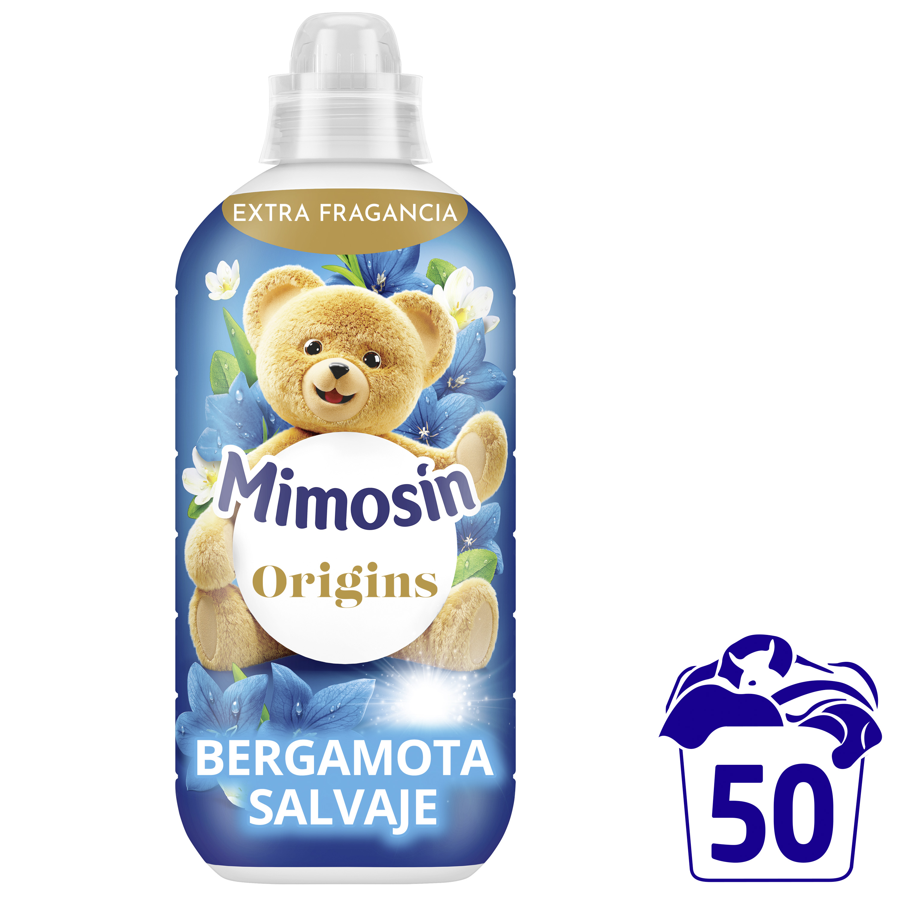 Suavizante Concentrado Bergamota Salvaje Mimosín Origins 50 lavados