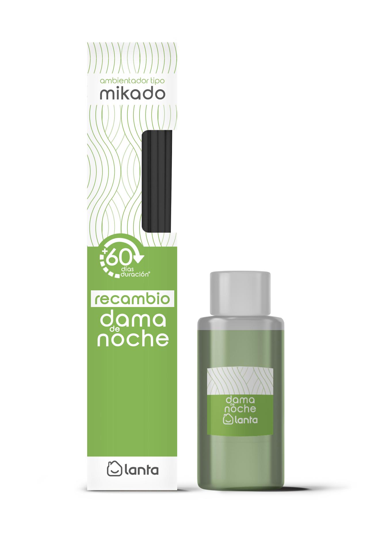 Ambientador tipo mikado recambio Lanta 50ml dama de noche