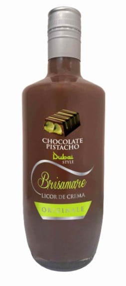 Licor de crema chocolate pistacho Brisamare 70cl Dubai Style
