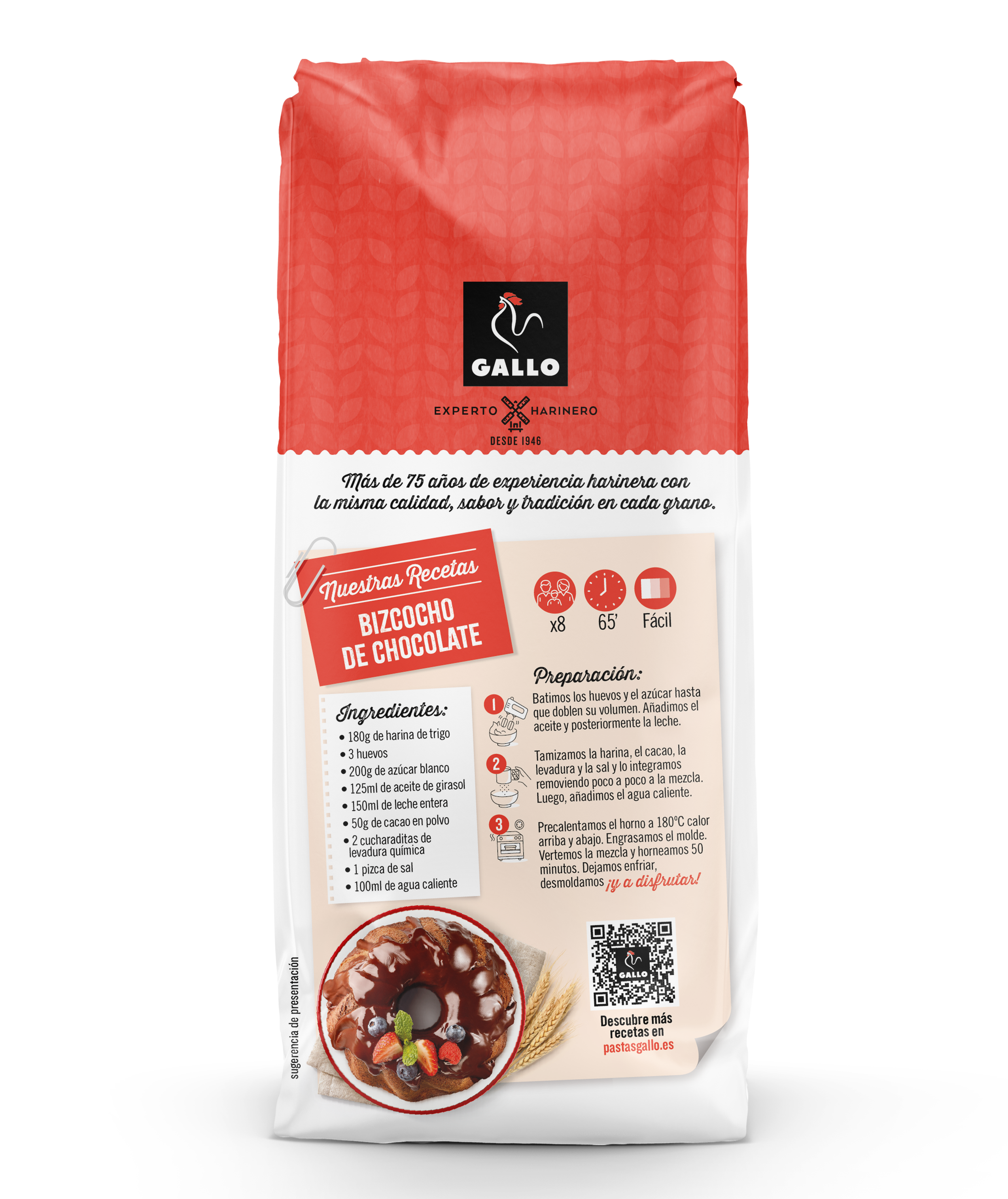 Harina de trigo Gallo 1kg