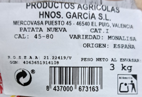Patata malla 3kg