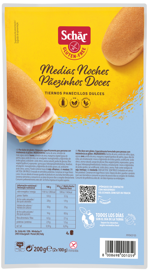 Medias noches sin gluten Sch&auml;r 200g