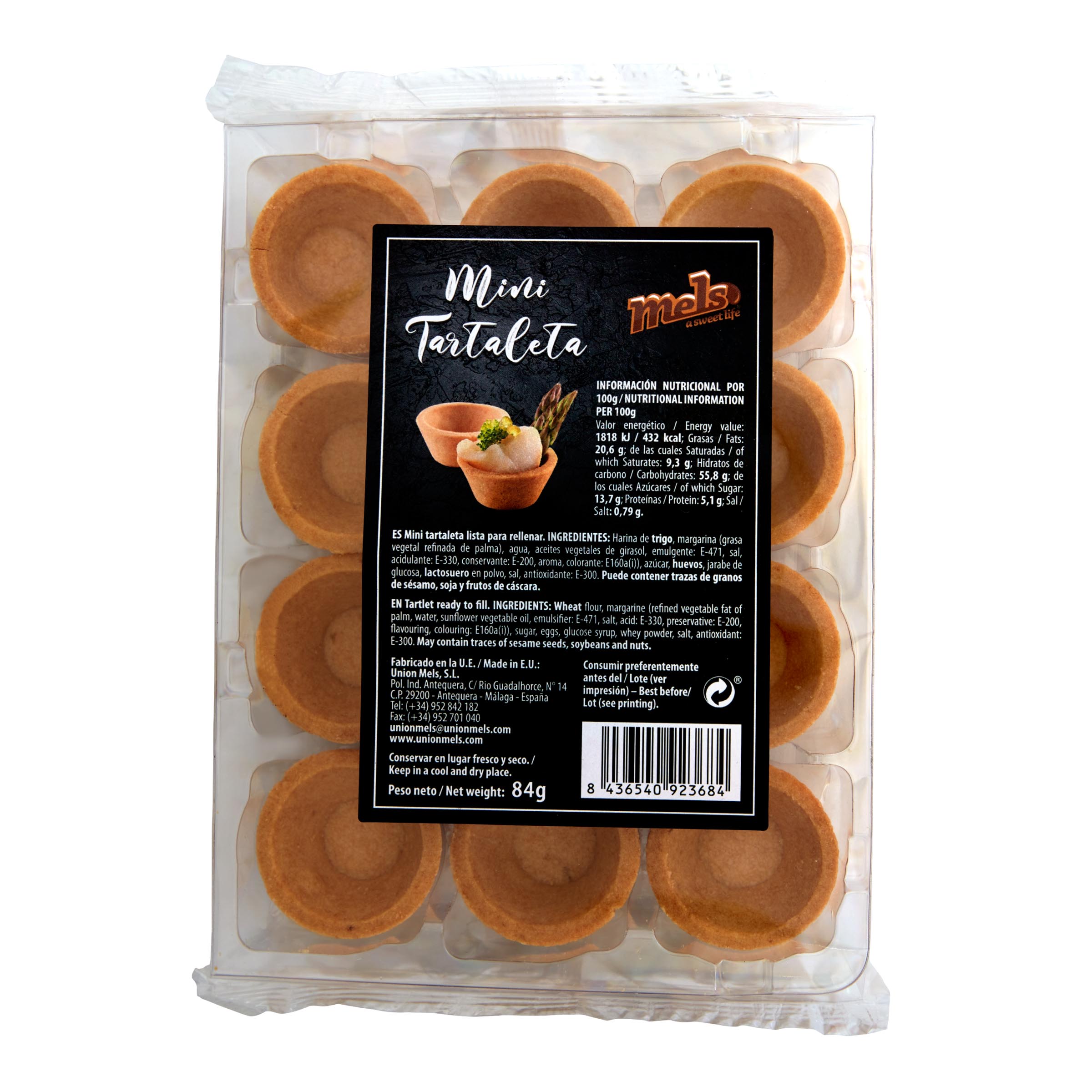 Mini tartaleta Mels 84g