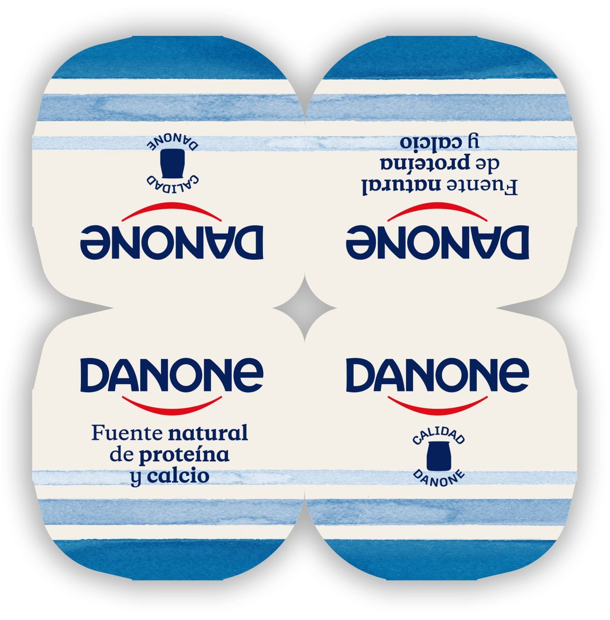 Yogur Danone pack 4 limón