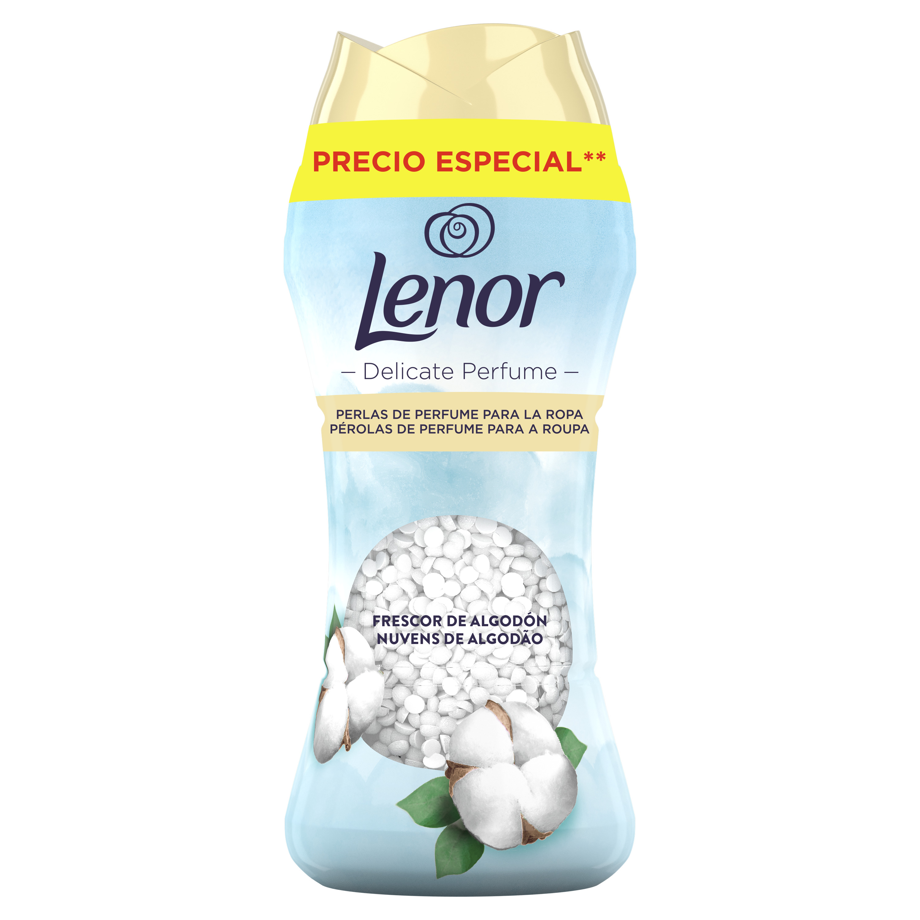 Perlas perfumadoras de ropa Lenor 195g algodón