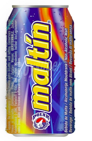 Bebida maltín polar con capacidad de 33 cl