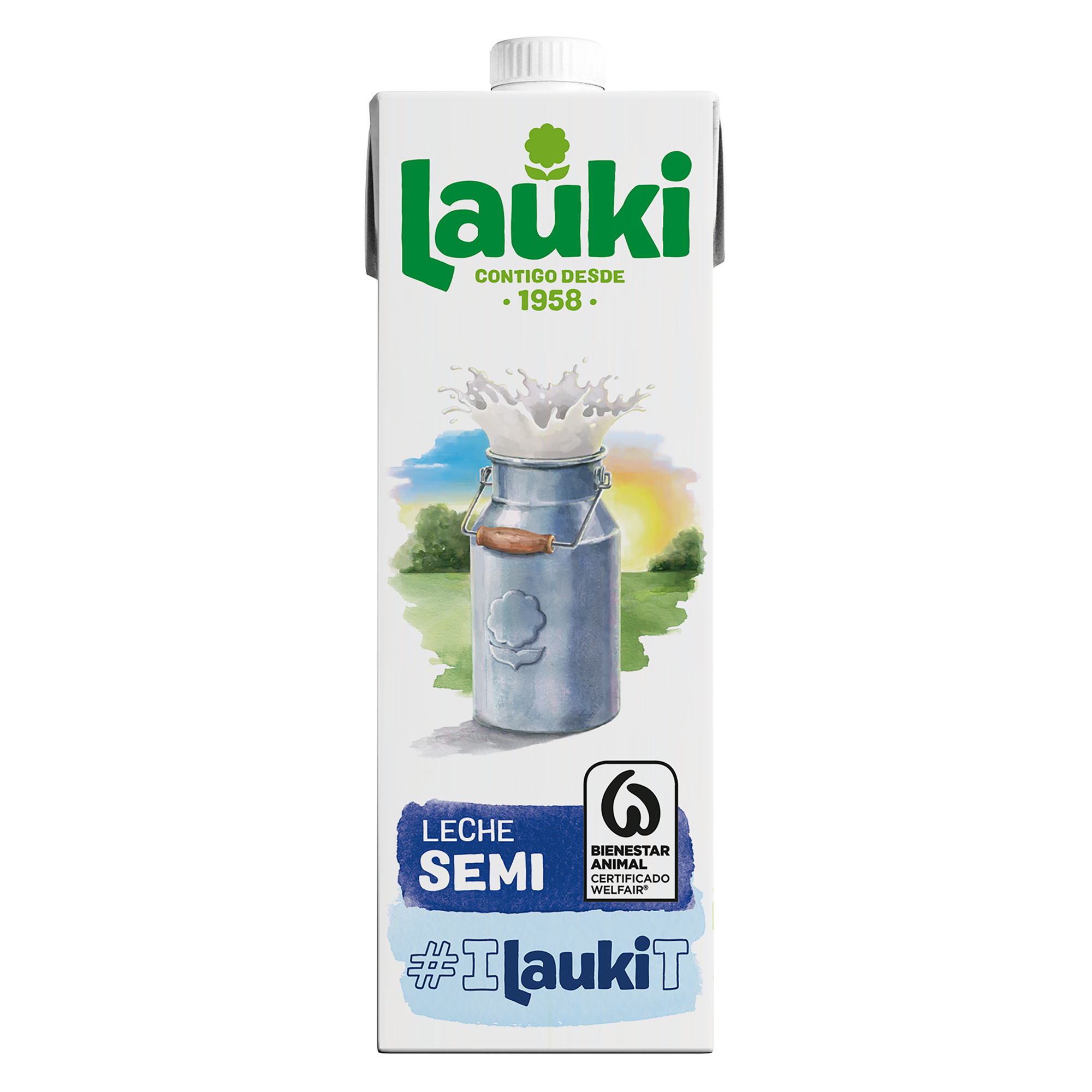 Leche Lauki 1l semidesnatada