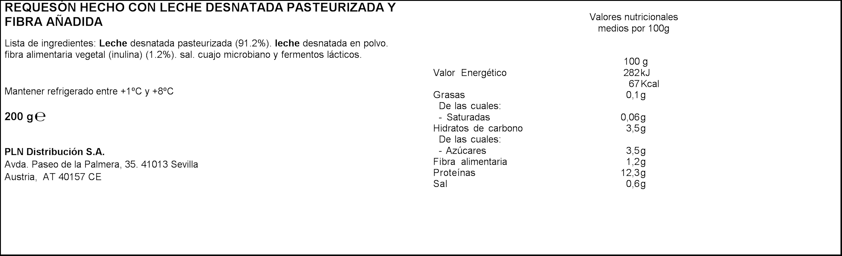 Queso cottage 0% materia grasa Margui 200g