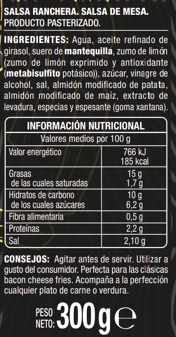 Salsa ranchera Alipende 300g